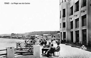 Tenes - Plage vue de la Terrasse du Casino